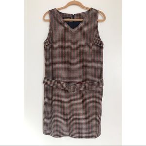 Abercrombie houndstooth pattern dress.